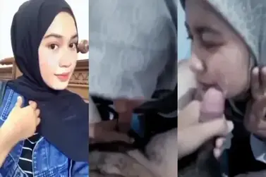 Bokep Jilbab Nyepong Sampai Crot di Muka Basah Hot