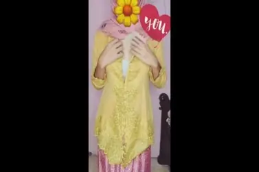 Live Ukhti Kebaya Hijab Pink Berani Menggoda Viral HD