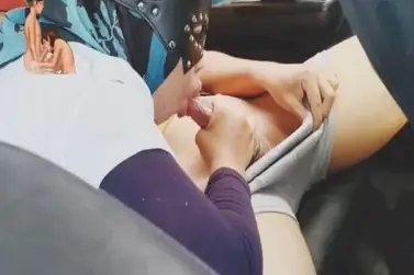 Tante BJ Dalam Mobil Servis Buas Malam Hari