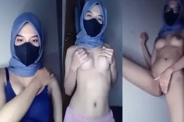 Ukhti Alina Jilbab Colmek Binal Goyang Dildo Live Panas